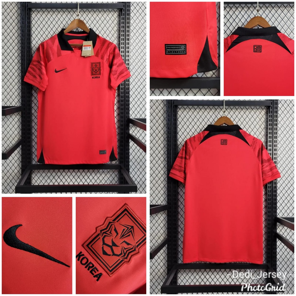 JERSEY PIALA DUNIA JERSEY WORLD CUP KOREA KORSEL HOME GRADE ORI IMPORT PREMIUM TOP QUALITY 2022 2023