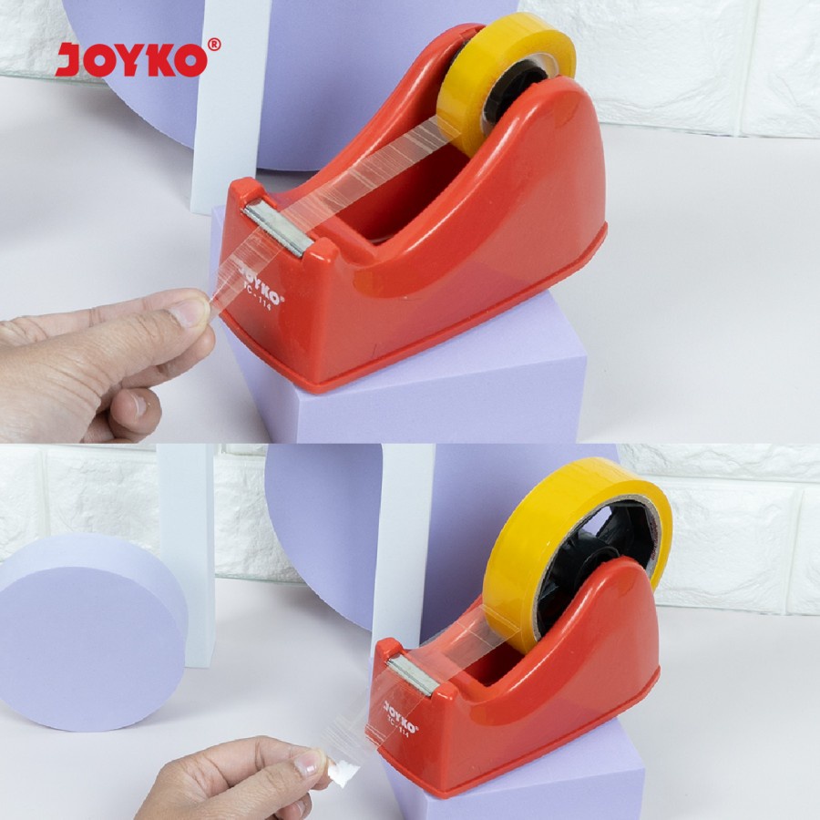 Tape Cutter / Tape Dispenser / Tempat Pemotong Isolasi Joyko TC-114