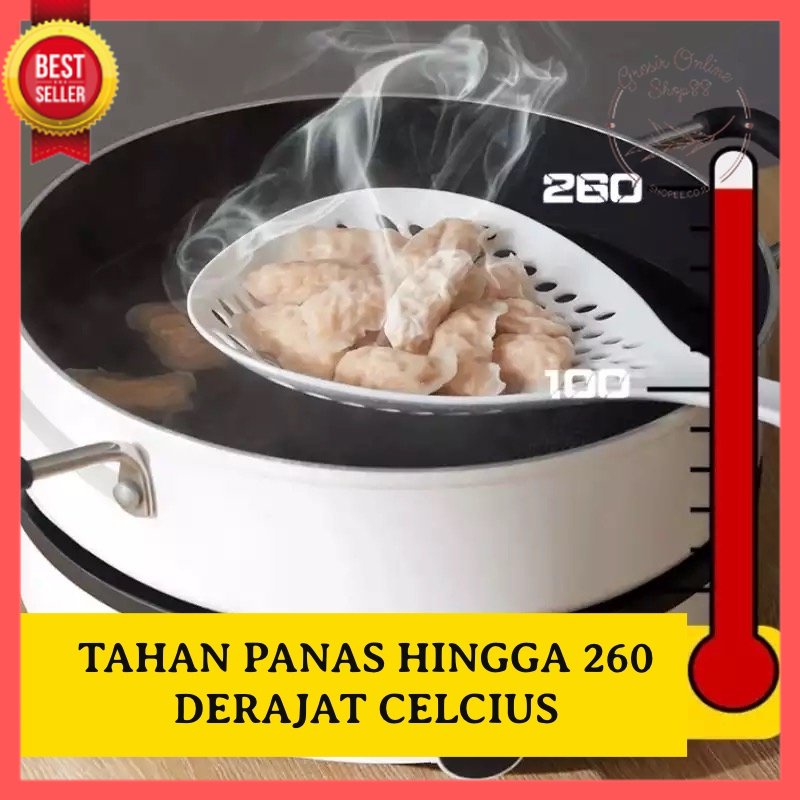 GOS B204 - Sendok Saringan Mie/ Sendok Plastik Serbaguna/ Saringan Mie Spagetti