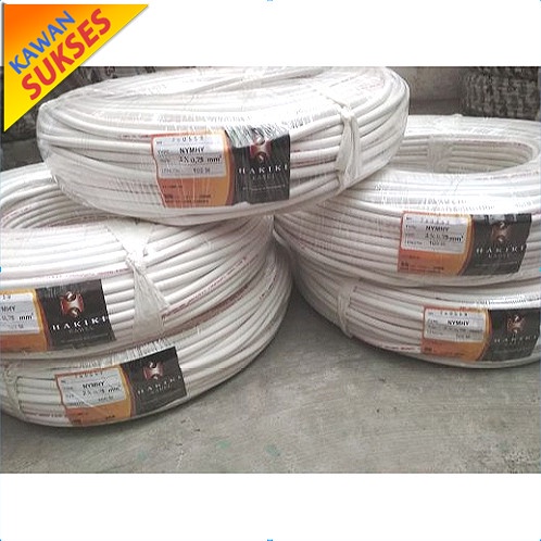 Kabel Hakiki Nymhy 2 X 0.75 (100M Putih) Cod