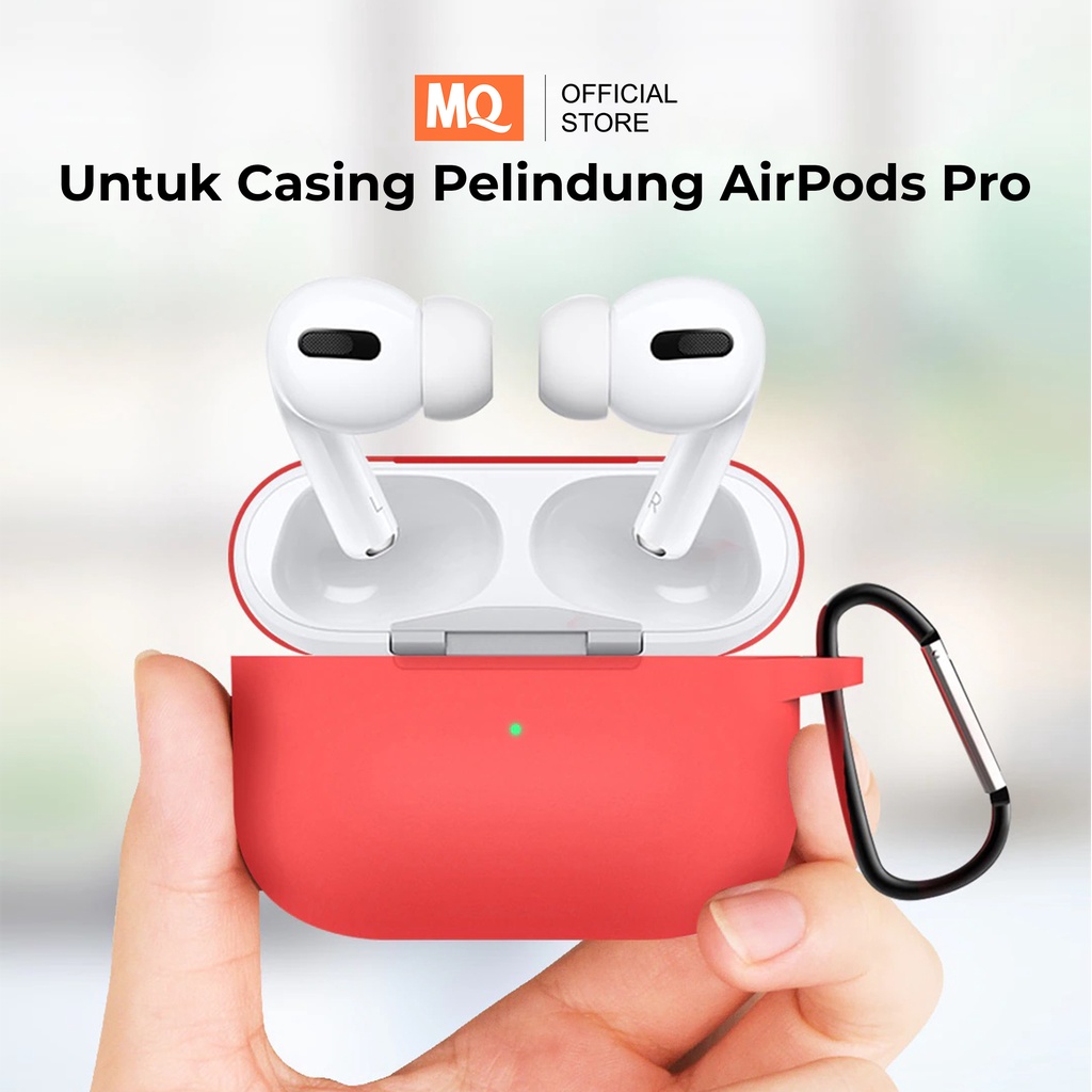 MQ Premium Silicone Casing Case Untuk Airpods Pro I13 Free Hook Protection Case