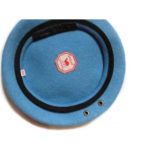 Baret came provos / baret camel biru muda