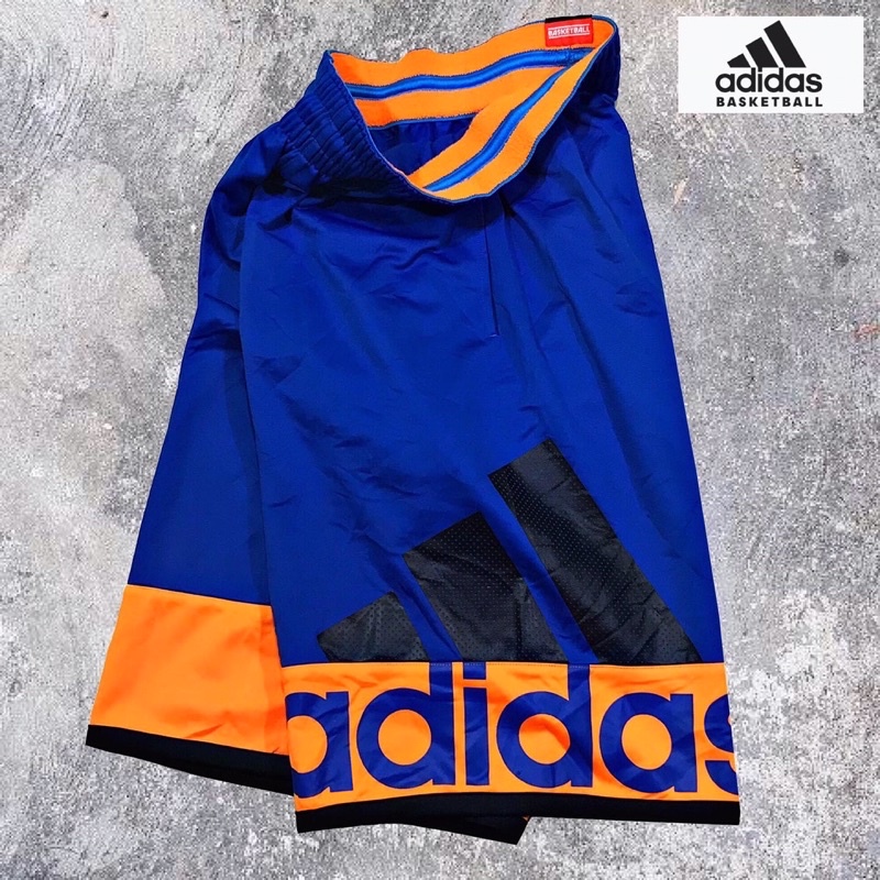 Original Adidas Basketball Short Pants (Blue/Orange)