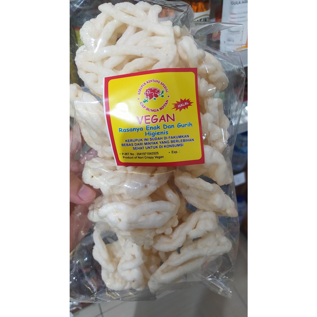 

Krupuk Kentang kecil Botan Vegan