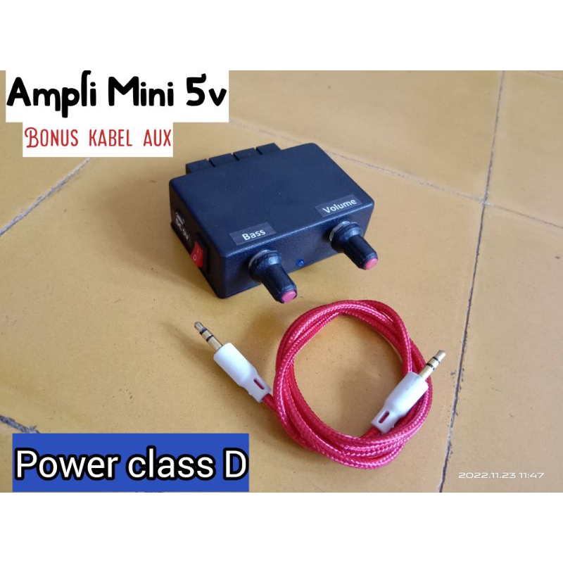 Ampli Mini 5v (vol_bass) in.aux