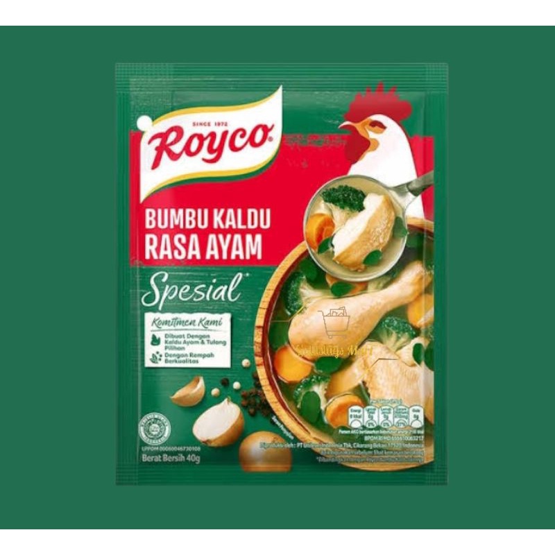 GS Royco Kaldu Spesial Rasa Ayam 40gr / Tanpa Penguat Rasa