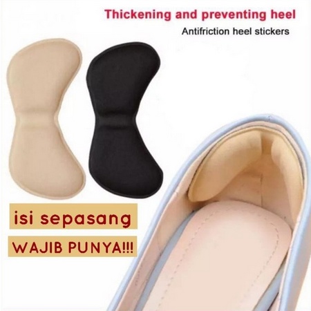 Busa Heels Anti Lecet / Insole Sepatu Bantalan Kaki Bagian Dalam Anti Lecet / Ganjalan Pelindung Tumit Soft Heels Cushion / Busa Sticker 4D Heels Liner Shoe Pad