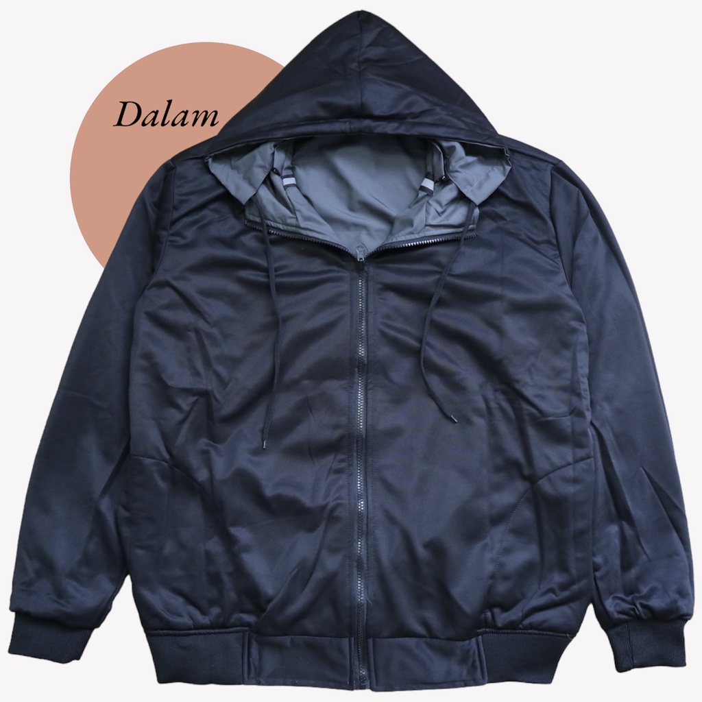 Jaket parasut pria taslan JN waterproof scootlite Brotherdo