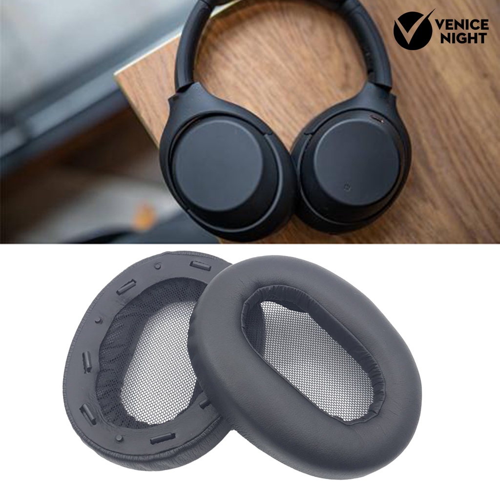 (VNEP) (Berkabel) 1 Pasang Multifungsi Drop Resistance Noise Reduction Earmuff Headset Cover Headphone Aksesoris untuk SONY MDR-1AM2