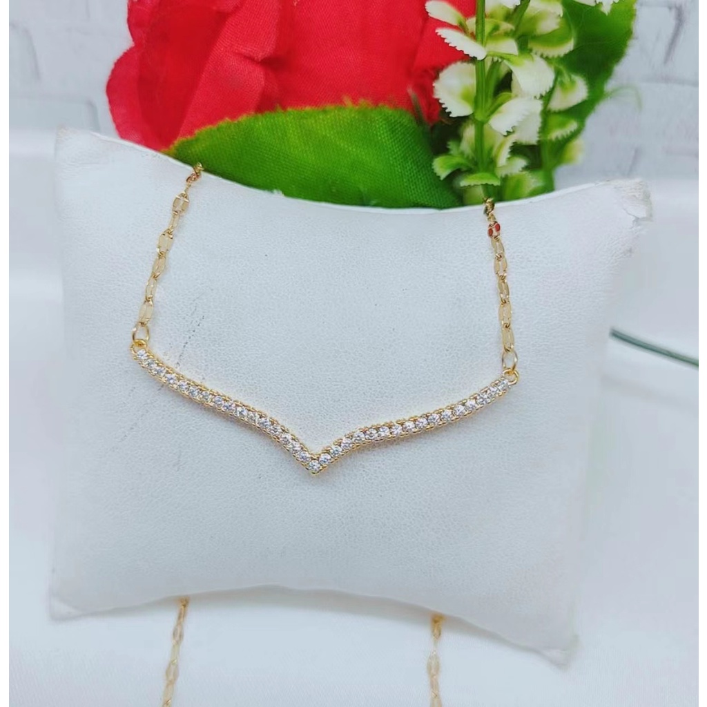 Kalung Titanium Mata Full Perhiasan Fashion W022