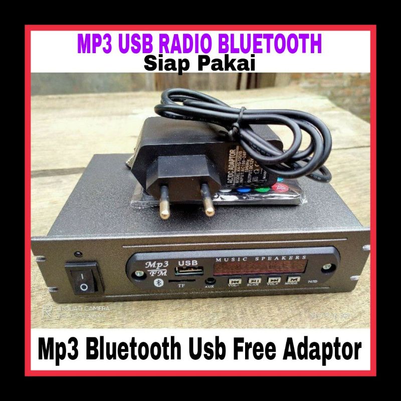 mp3 bluetooth usb radio free adaptor+remot control