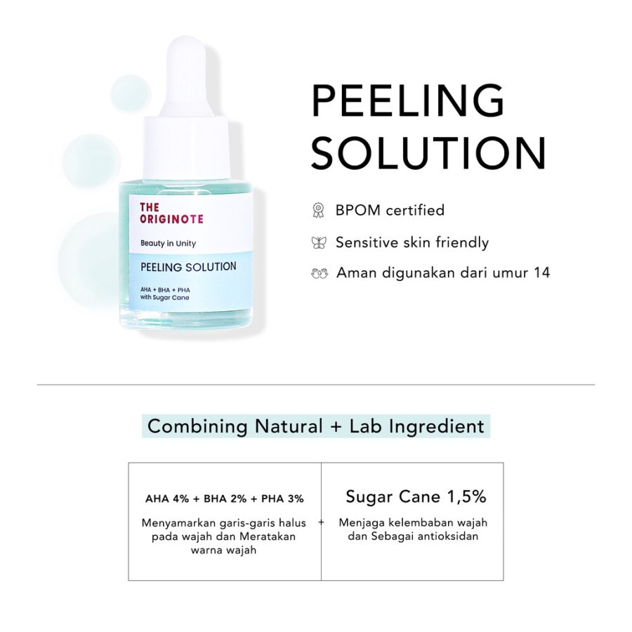 The Originote Series Moisturizer Gel | Eye Cream Originote | Serum Originote Bright B3 | Acne B5 | Ceratides | Astachiol | Peeling Skincare ORIGINAL BPOM