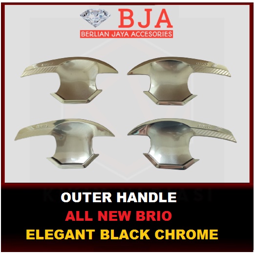 OUTER HANDLE ALL NEW BRIO ELEGANT BLACK CHROME