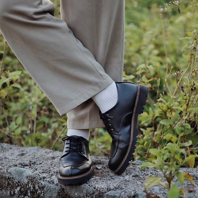 BIMASENA - Sepatu Formal Pria Pantofel Casual Kulit Kerja Kantor Kuliah Sepatu Pantopel Kasual Pria Cowok Original