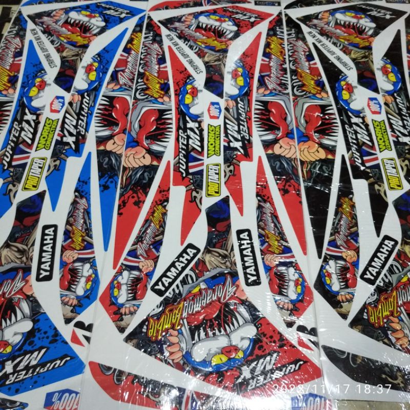 STRIPING VARIASI LIST STIKER JUPITER MX NEW 135 NJMX DORAEMON ZOMBIE SERIES