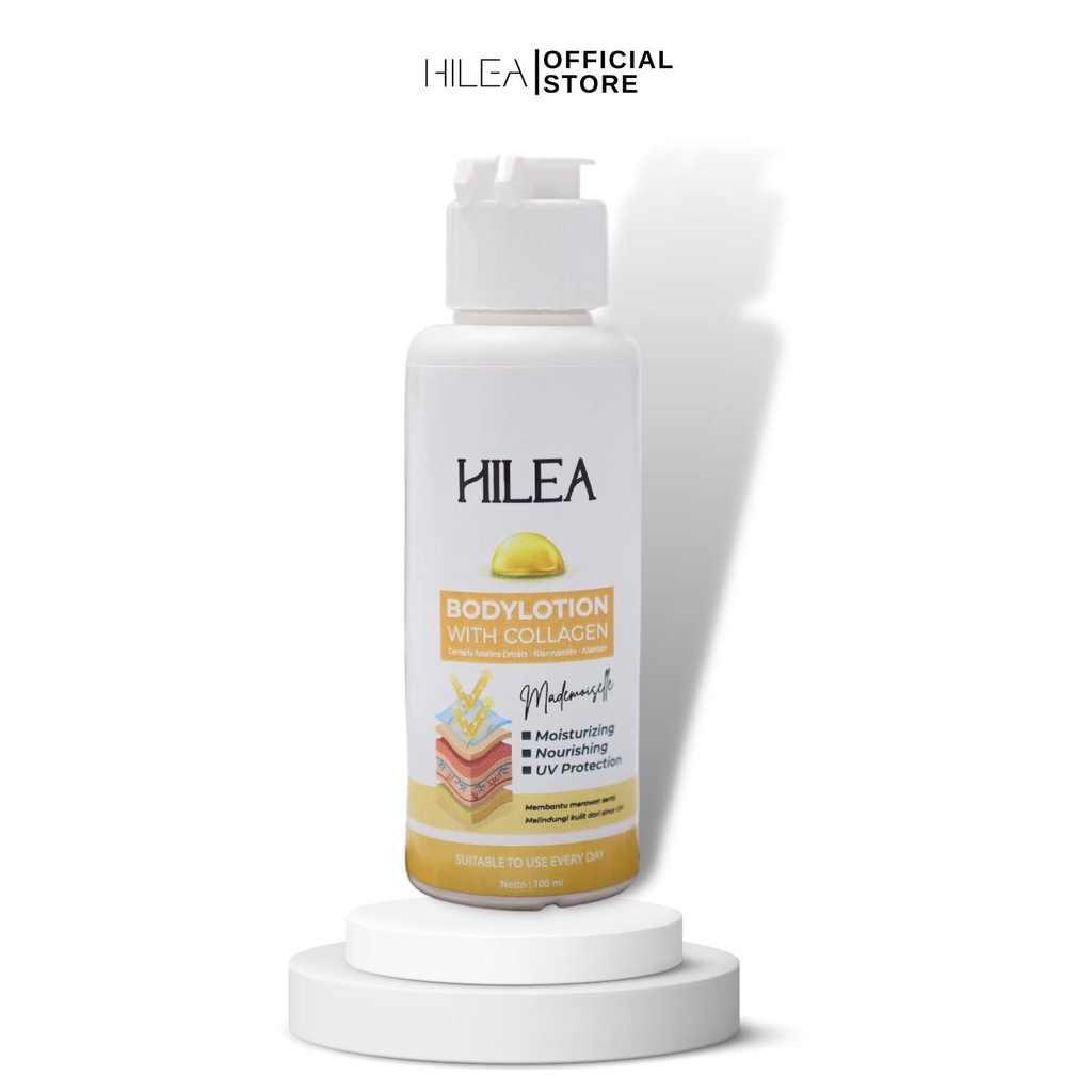 Jual Hilea Mademoiselle Bodylotion with collagen 100ml Shopee Indonesia