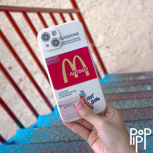 MCDONALD’S Case iPhone 6 7 8 Plus X XS MAX XR 11 12 13 PRO MAX MINI - MC HOTDOG, iPhone 6/6s