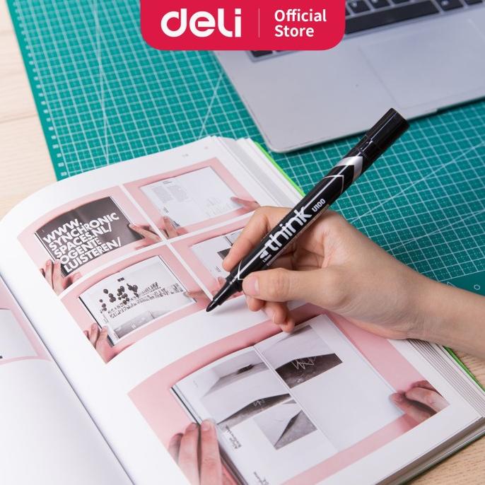 

Sale Deli EU10020 (BOX) Permanent Marker/Spidol Permanen-Hitam 12 Pcs /ALAT TULIS AESTHETIC/ALAT TULIS SEKOLAH/ALAT TULIS SET/ALAT TULIS LENGKAP/ALAT TULIS ANAK/ALAT TULIS LUCU