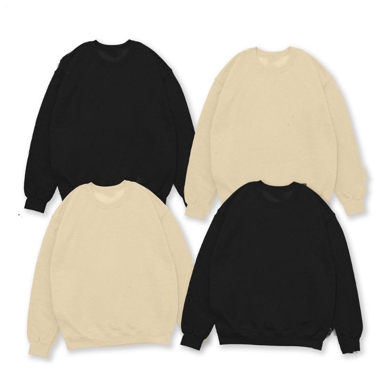 crewneck simple cowok polos