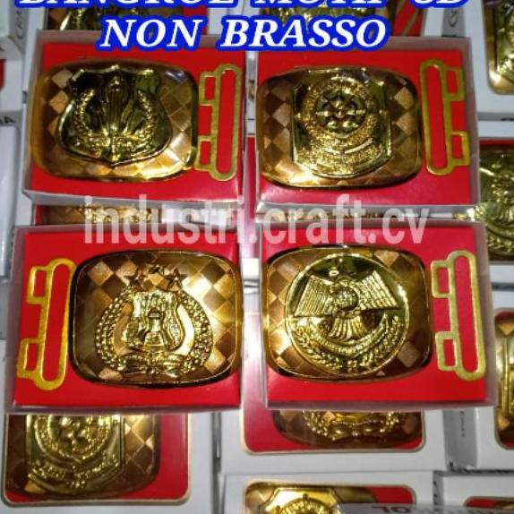 Paling Laris Kepala Bangkol Motif 3D Non Braso Satpam Security Baut Tempel Tebal Kelengkapan Atribut