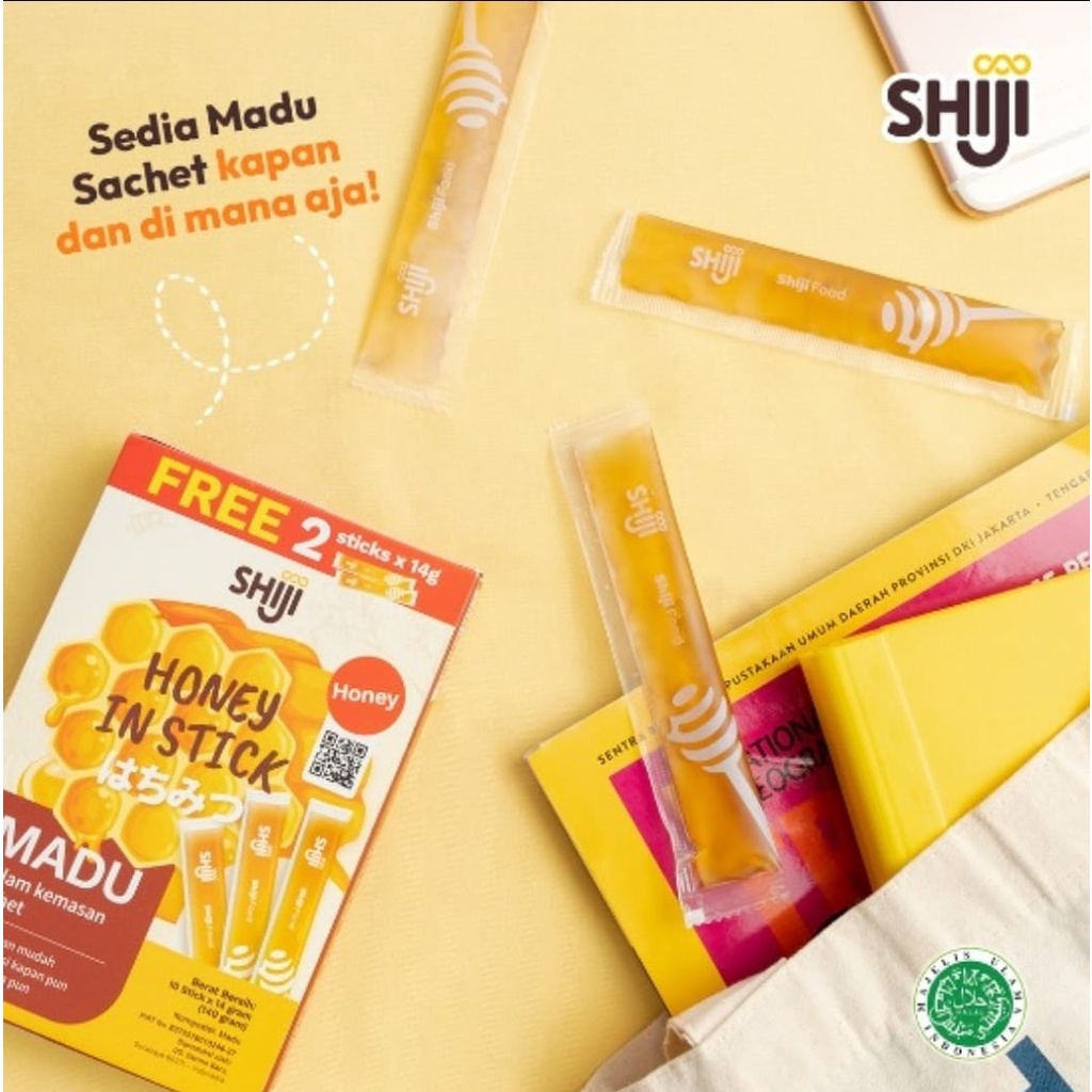

Madu Murni Shiji Sachet 14gr Halal Honey In Stick