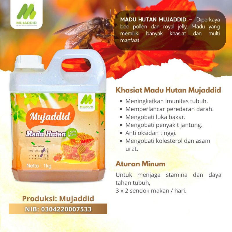 

Madu Murni 1kg Madu Manis Madu Hutan Liar Madu Lokal Mujaddid