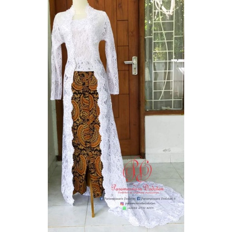 Kebaya Brokat Putih