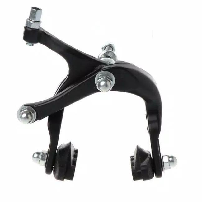 Rem U Brake sepeda Fixie U Brake Roadbike Sepeda balap - Depan Hitam
