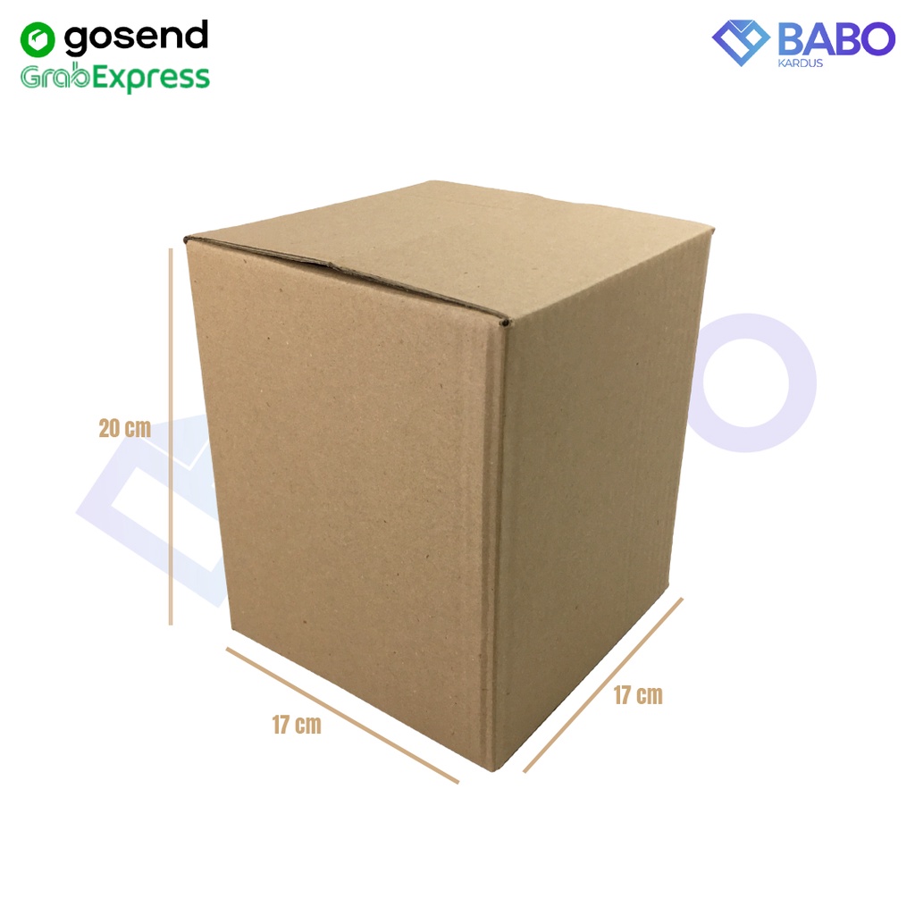 

KARDUS|KOTAK|KARTON|PACKAGING 17x17x20 cm MURAH (Kardus 17 x 17 x 20 cm)