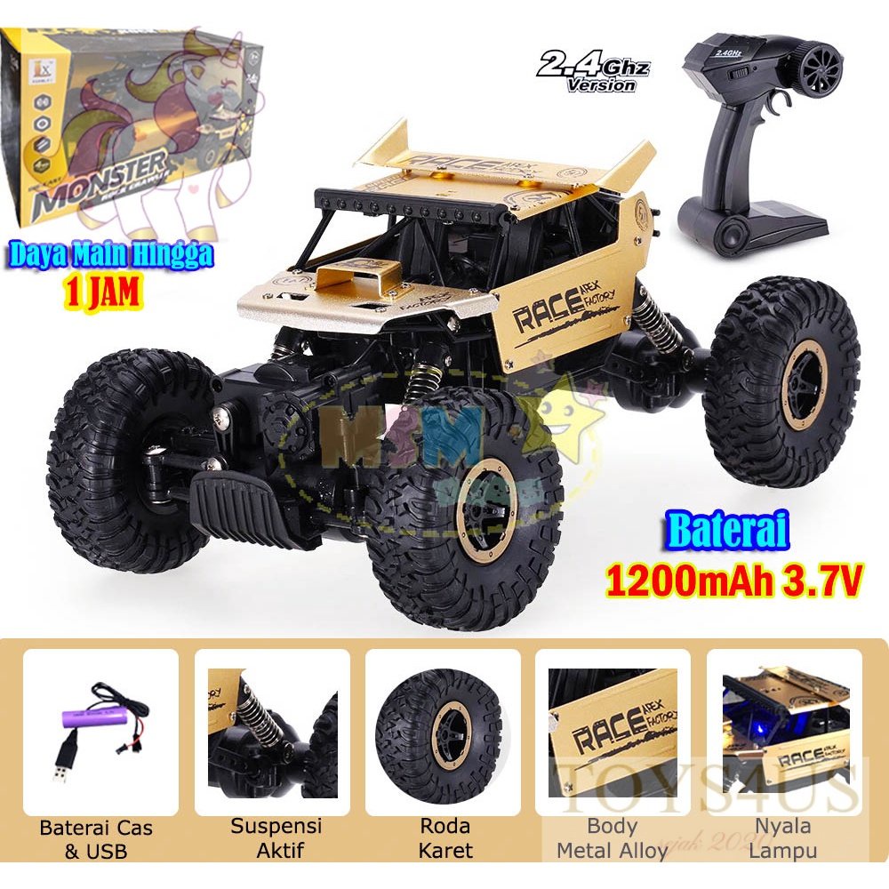 Toys4Us - * FREE LEGO *  ( RC 4WD , WAKTU MAIN 1 JAM ) MSM Mainan Mobil RC Crawler Monster Offroad 1