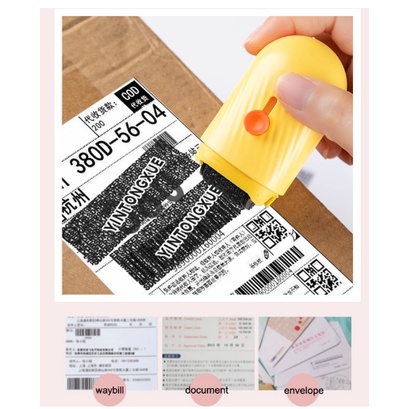 

Alat Cutter Membuka Paket / Alat Protection Roller Stamp Plus Tinta / Alat Stempel Identitas
