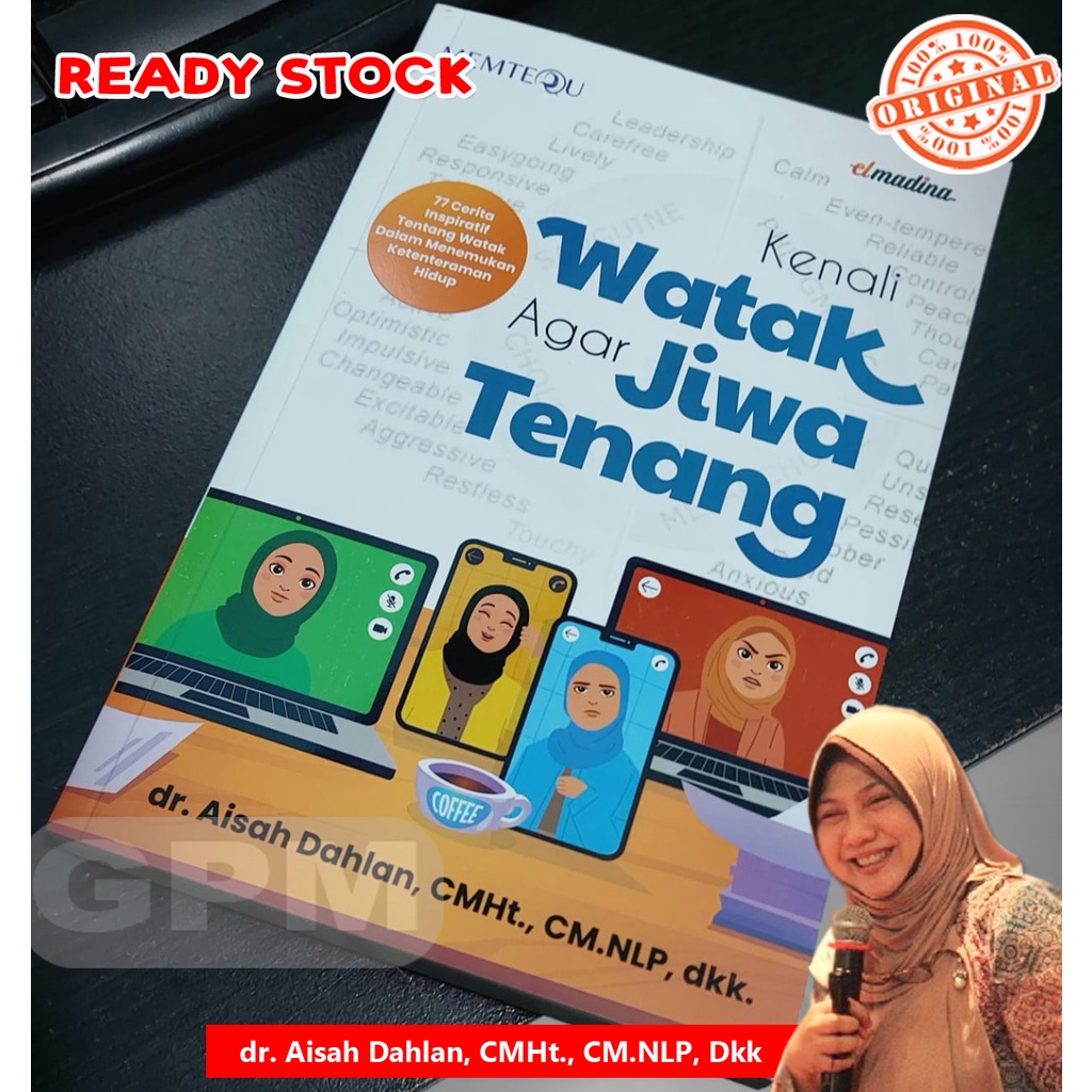 Buku dr. Aisah Dahlan : Kenali Watak Agar Jiwa Tenang | 100% Ori | + Bonus Kalender 2023