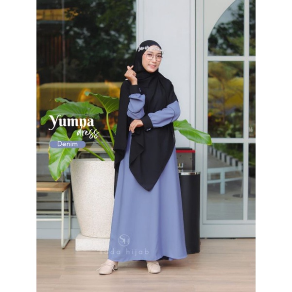 Gamis Yumna | Yumna Dress by Sada Hijab SH | Bahan Yourist | busui friendly