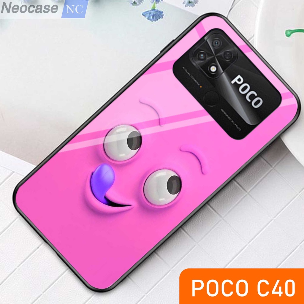 Softcase Glass Kilau Poco C40 - Casing HP Poco C40 - Case HP Poco C40 - N38