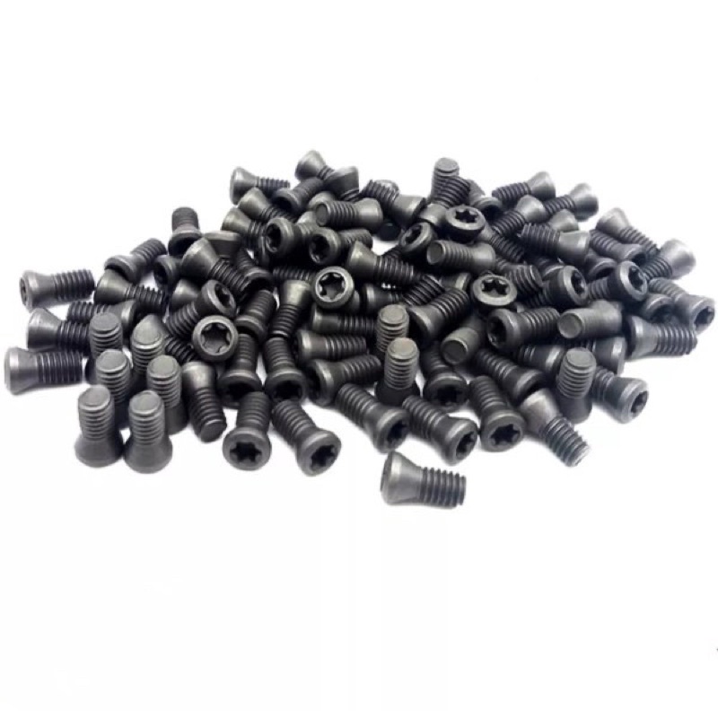 Baut Insert Holder bubut milling M4 x 12 mm baru.. baut bintang M4x12