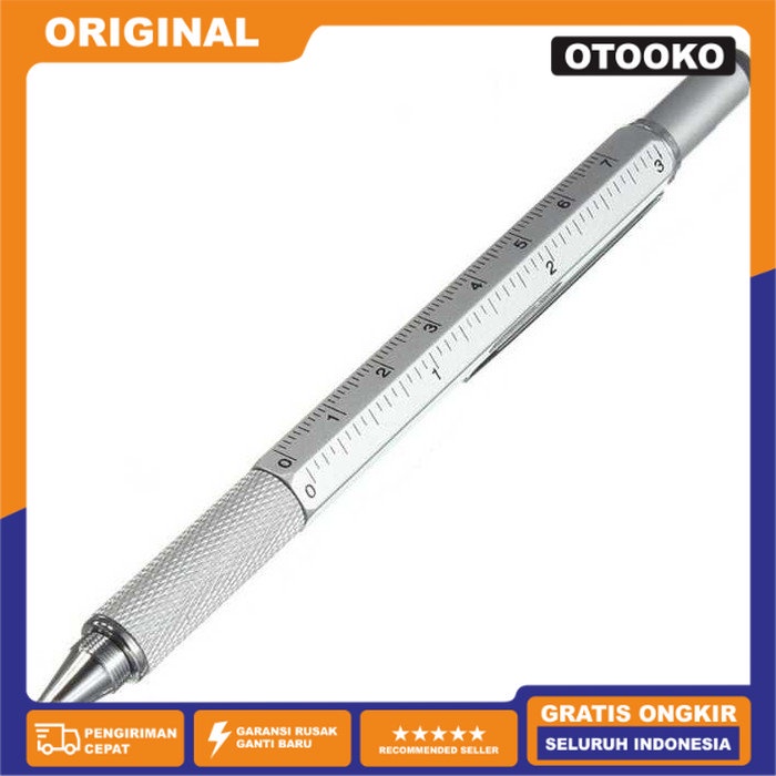 PulPen Pen Ultimate 7 in 1 EDC Penggaris Stylus Obeng Mekanik Teknik