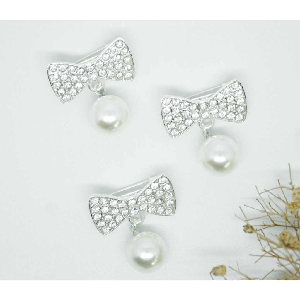 Bros Juntai Mutiara - Bros Kecil Mewah - Bros Juntai Korea - Bros Juntai Lucu - Bros Juntai Hijab - 