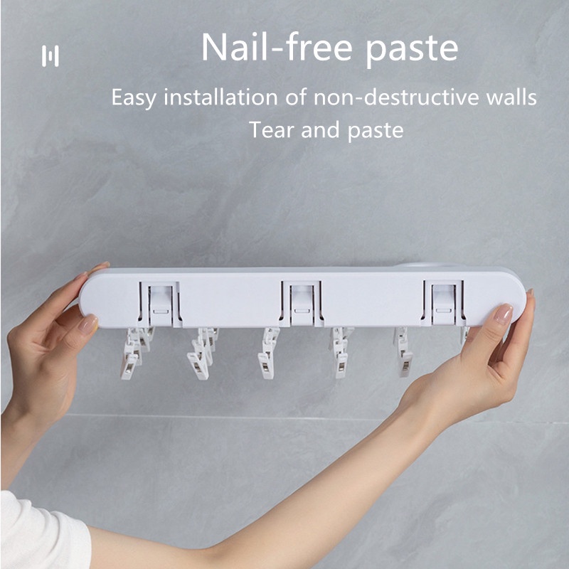 Gantungan Pengering Kaos Kaki Multifungsi Model Lipat Untuk Toilet / Balkon / Travel