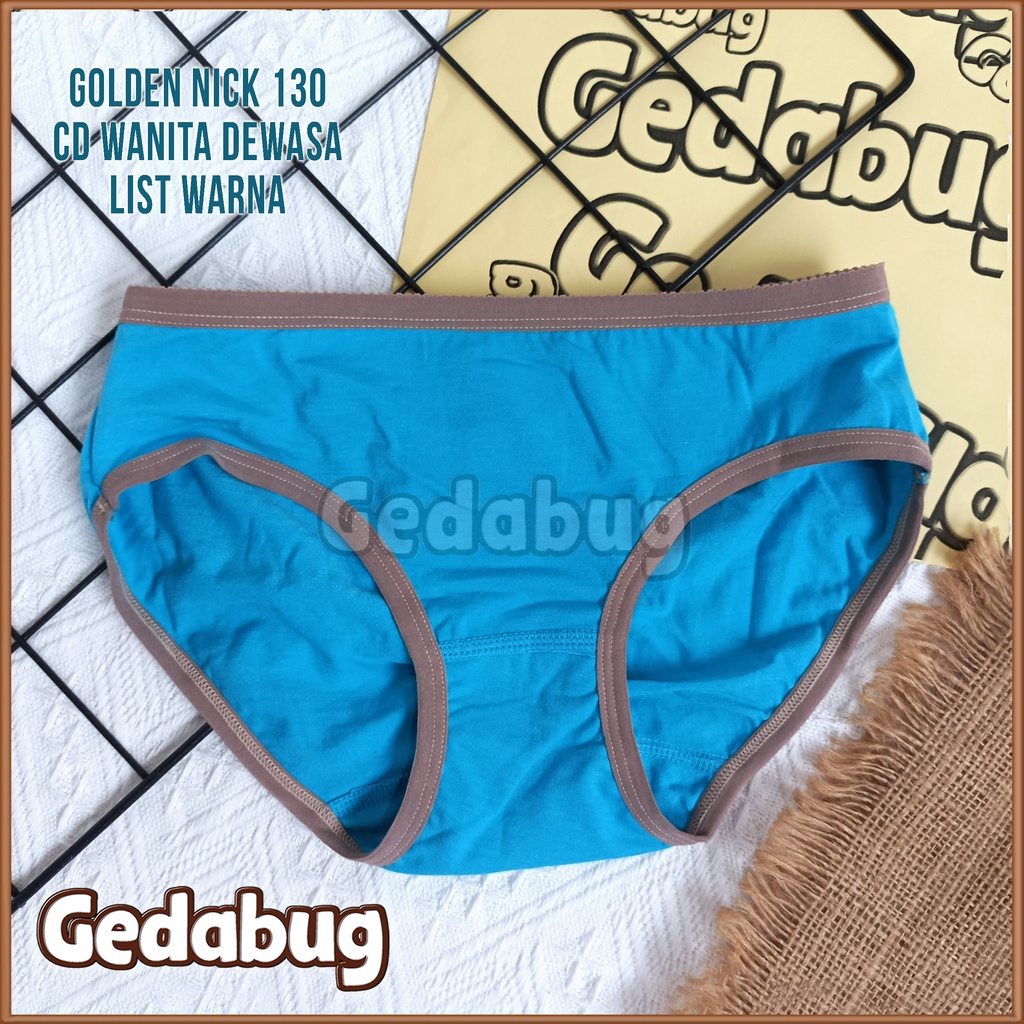 3 pcs - Celana dalam Wanita dewasa Golden Nick 130 | Celana dalam golden nick | Gedabug