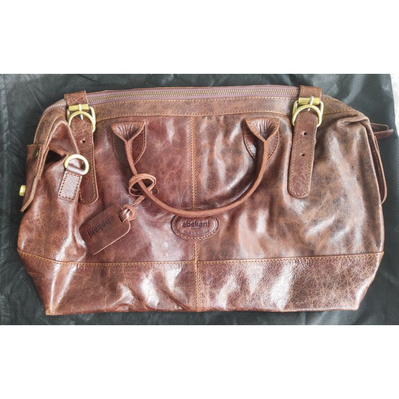 NEW Tramen Travel Women Darkbrown Kulo Bag size S by Abekani