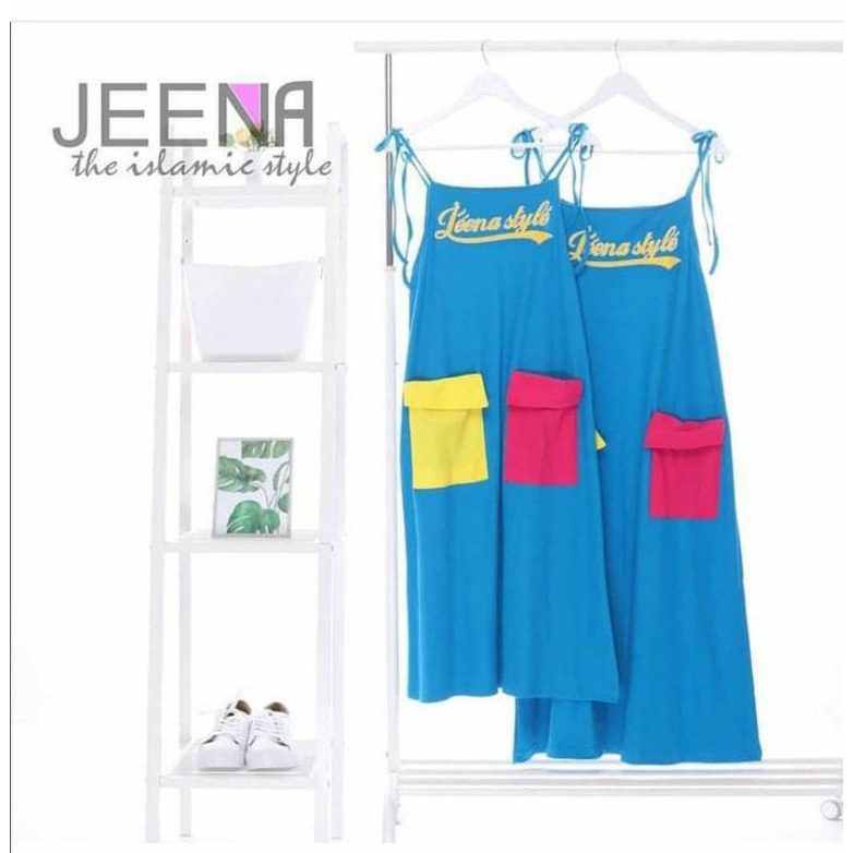 NEW SET LARISSA OVERALL MOM JEENA STYLE ORI