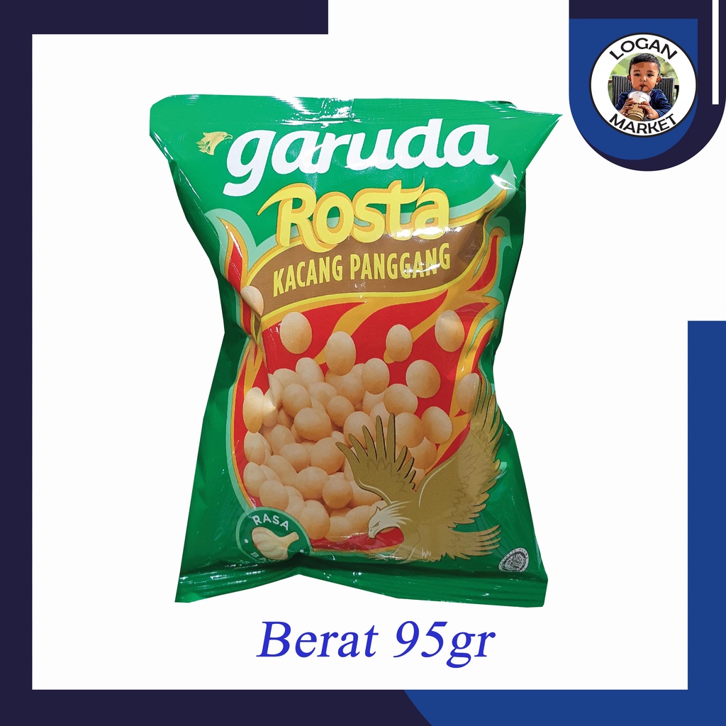 Garuda Rosta Kacang Panggang Rasa Bawang 95gram 95 gram