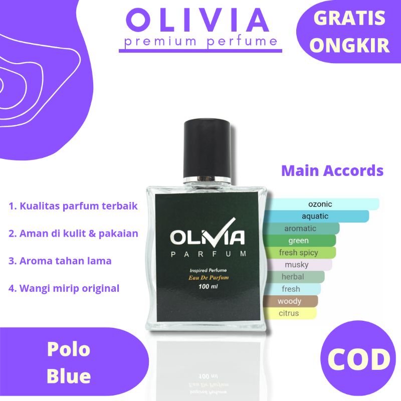 Parfum Pria Polo Blue Parfume Cowok Best Seller - Olivia Parfum