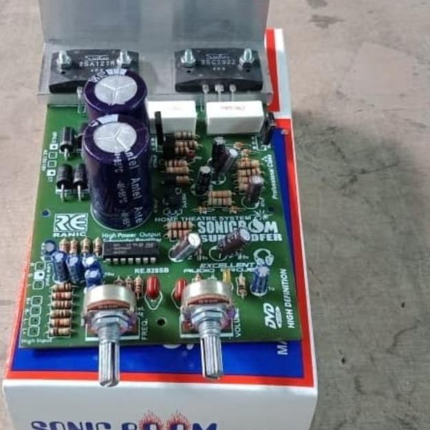 kit power amplifier aktif subwoofer subwofer ranic sonic boom