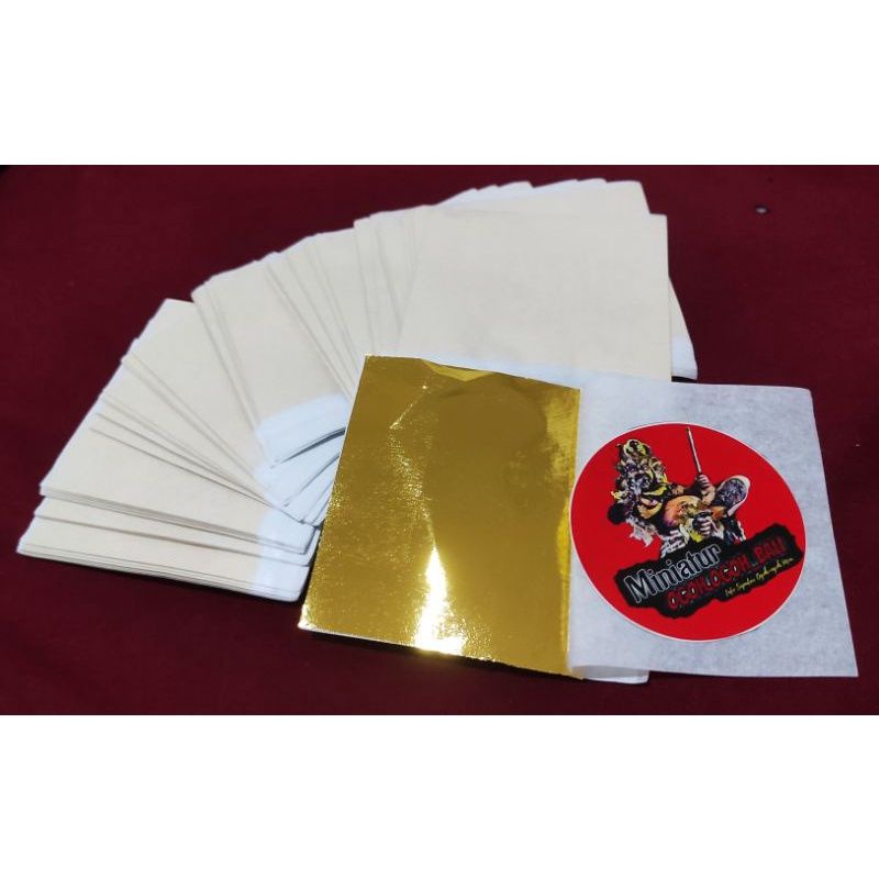 

Prada Lembaran Gold 1 Pack / KERTAS PRADA CINA LEMBAR