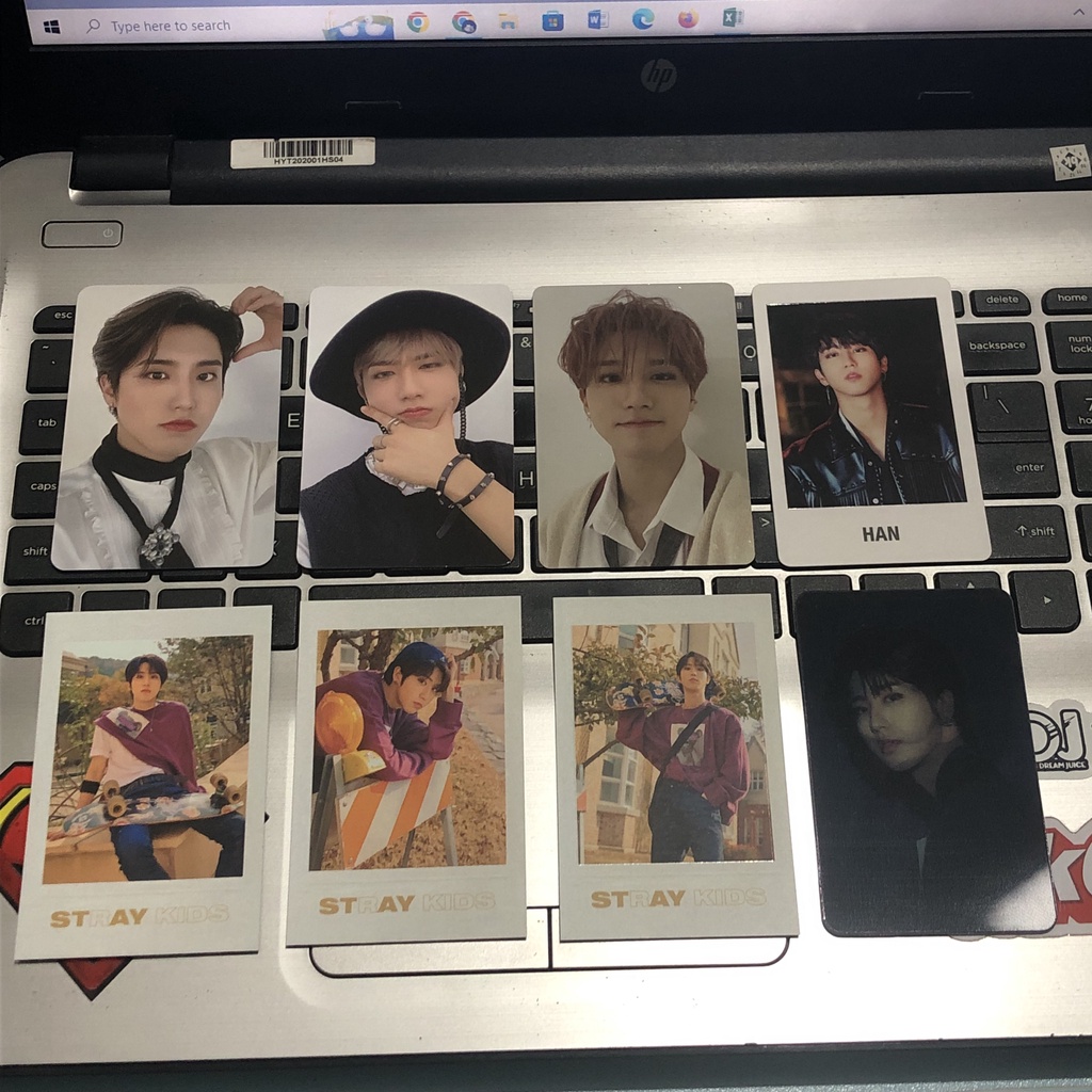 Photocard Han Jisung Nacific R12 christmas evel limited no easy thunderous polaroid lenti all in len