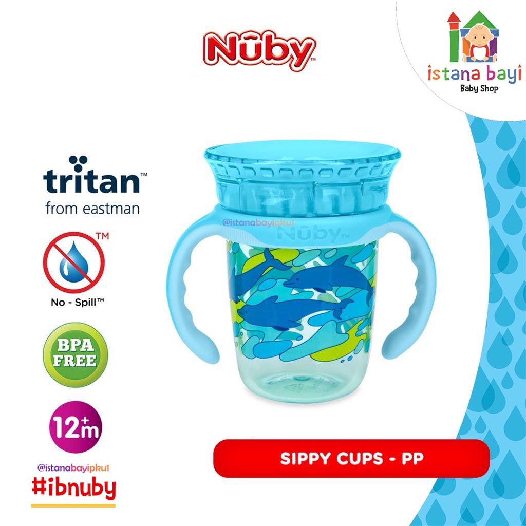 Nuby Tritan Smart Cup 240ml - Botol Minum Anak