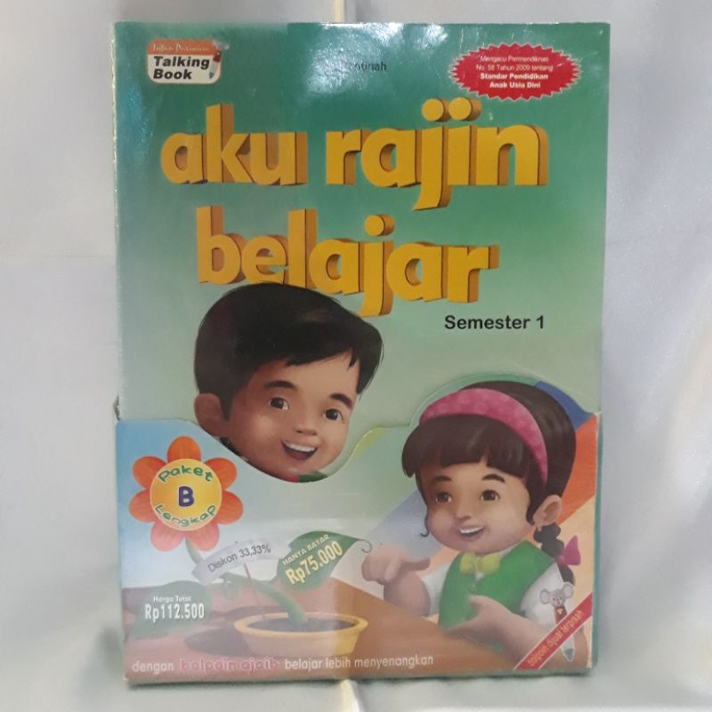 

Aku rajin belajar paket B lengkap buku Tk