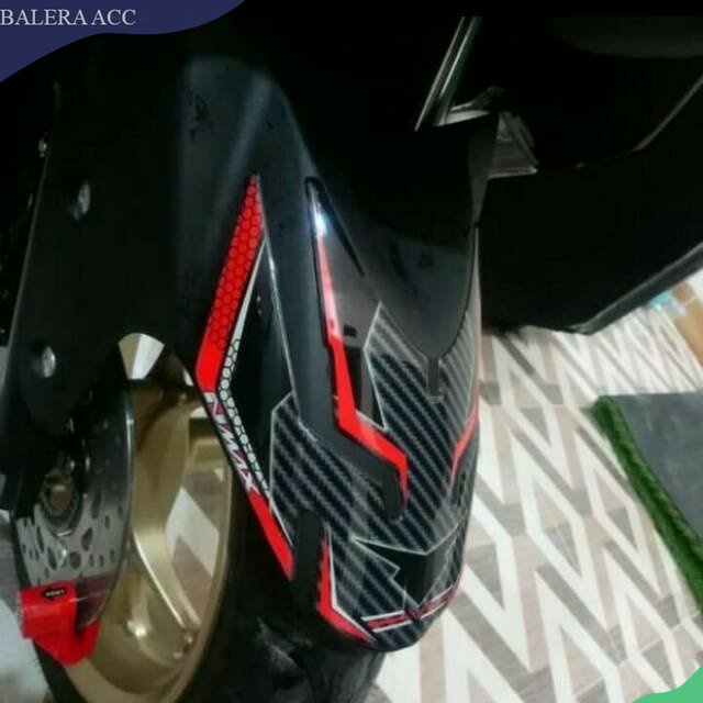 Stiker Sticker Resin Timbul Fender Spakbor Depan New Nmax 2020 Terbaru