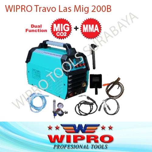 Mesin Travo Las Inverter MIG CO2 WIPRO MIG - 200B